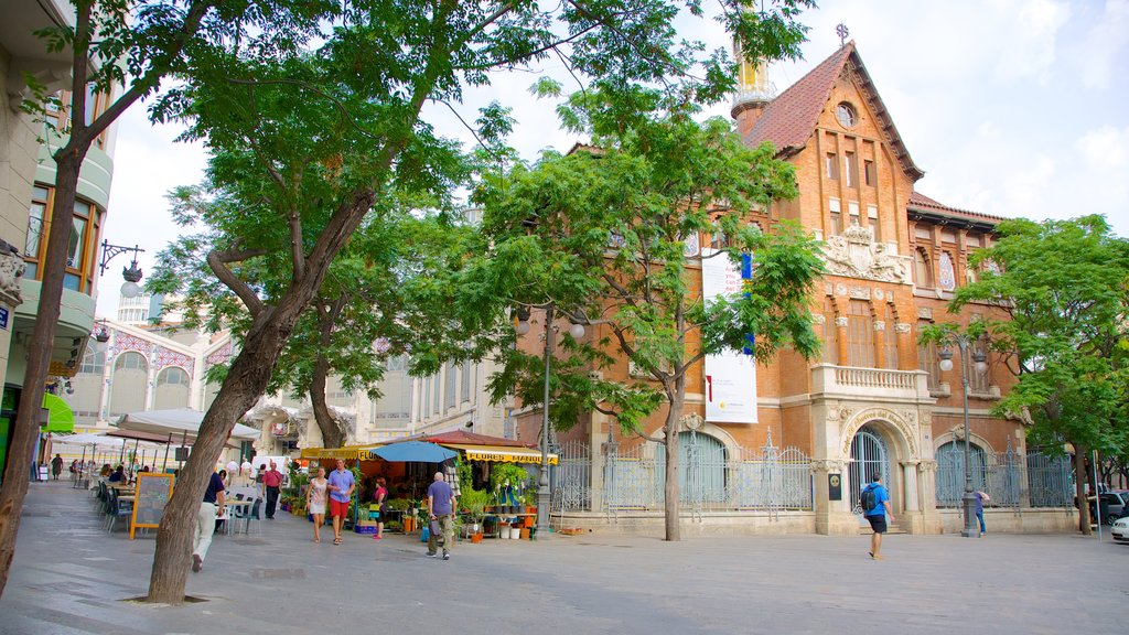 Central Market showing markets, a square or plaza and a house