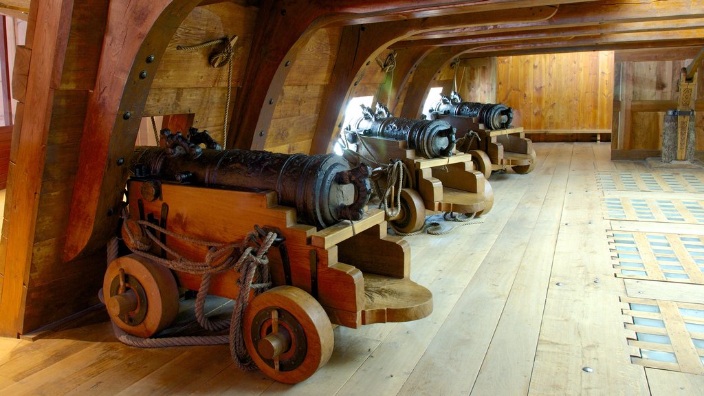 Vasamuseet som inkluderer innendørs