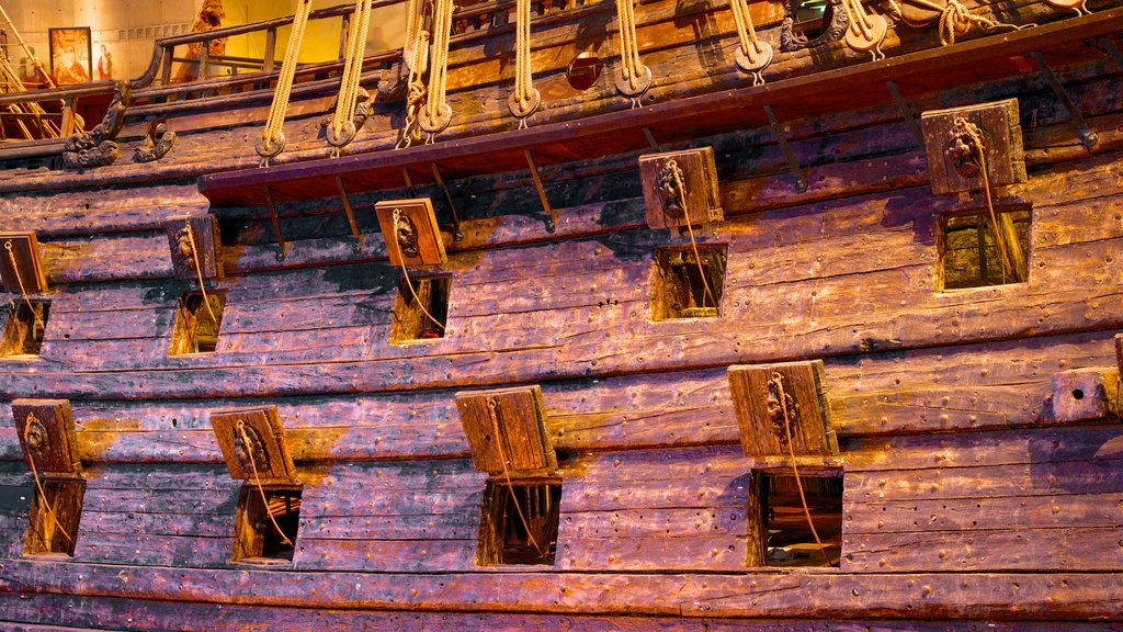 Vasa Museum showing interior views