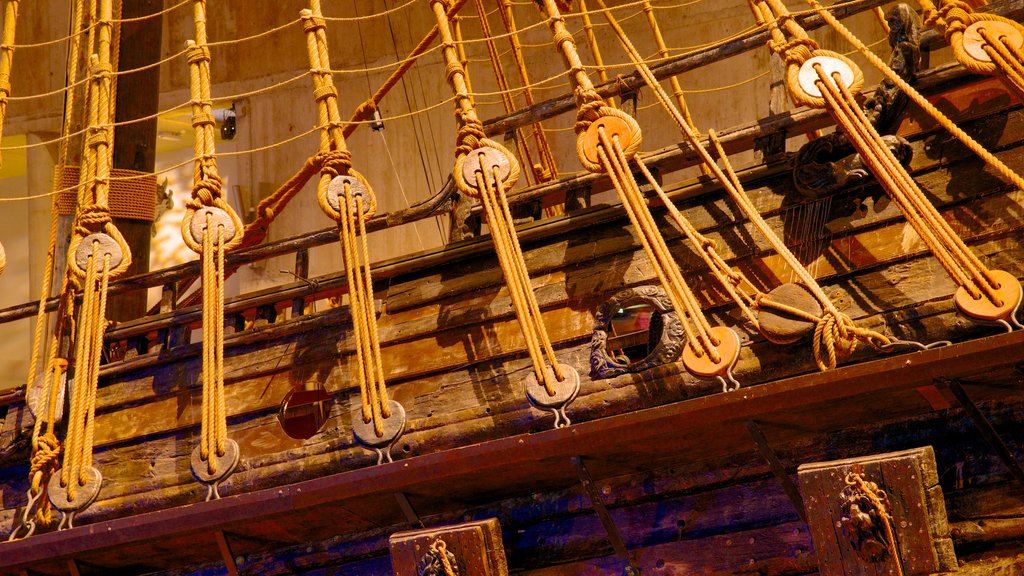 Vasa Museum featuring interior views