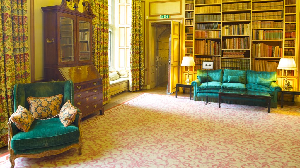 Leeds Castle showing interior views, heritage architecture and heritage elements