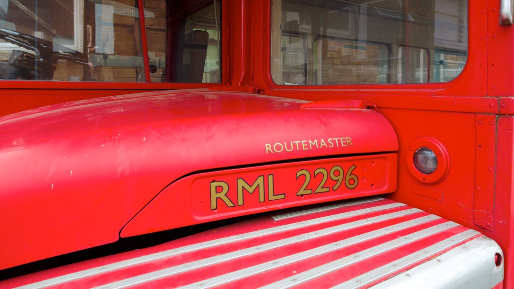 Colchester featuring railway items and signage