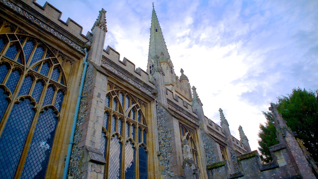 Saffron Walden qui includes château ou palais et architecture patrimoniale