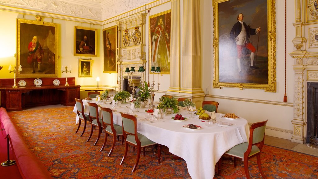 Audley End House showing heritage architecture, interior views and heritage elements