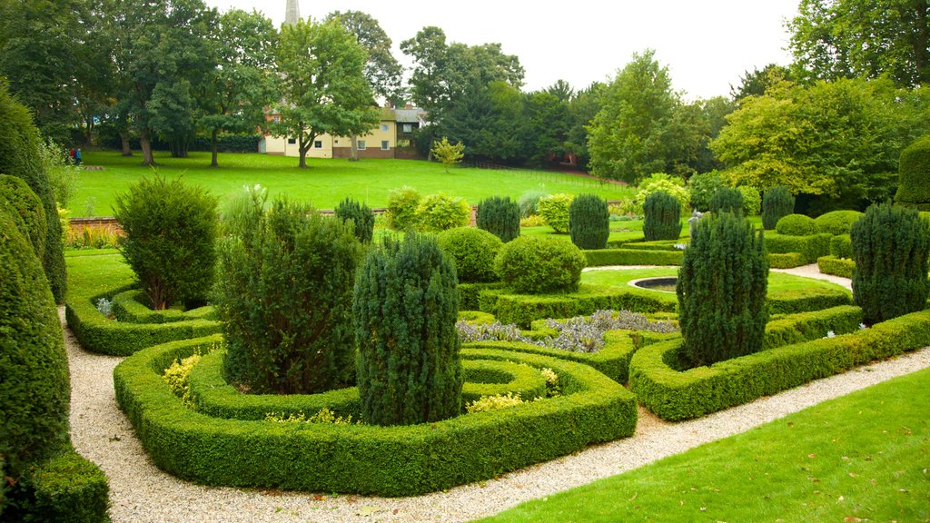 Bridge End Gardens toont een tuin