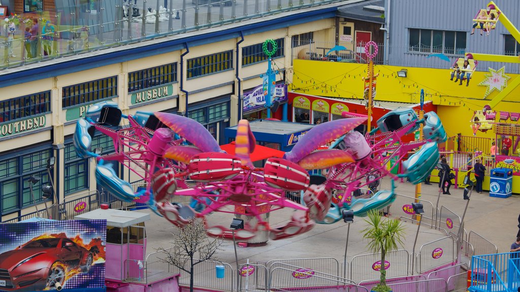 Adventure Island showing rides