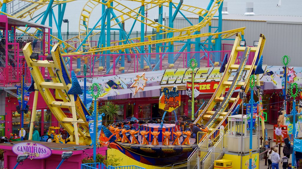 Adventure Island showing rides