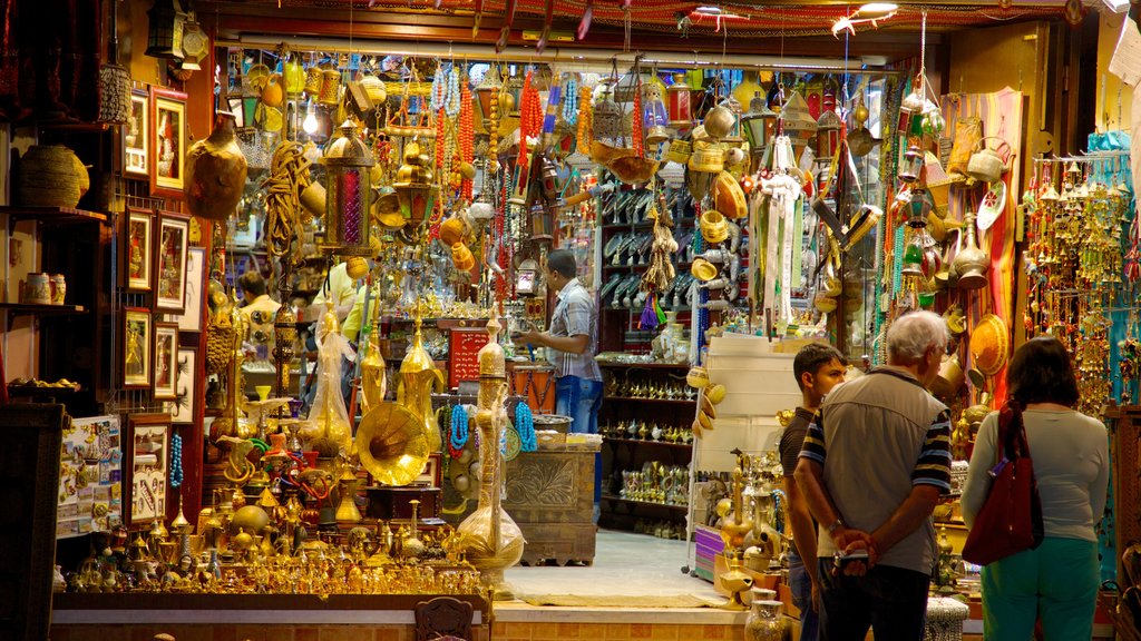 Muttrah Souq which includes shopping, city views and markets