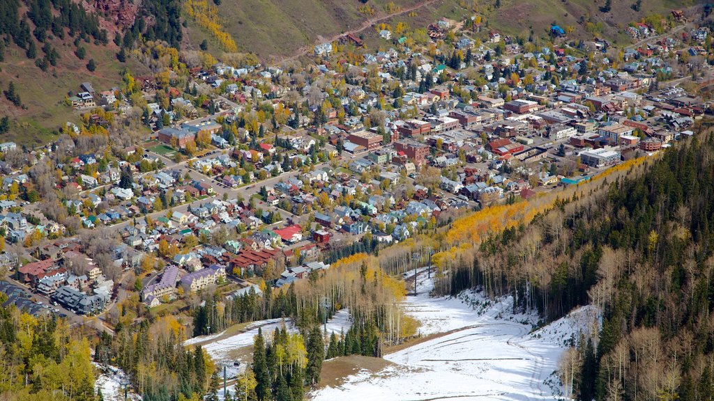 Telluride Ski Resort showing snow