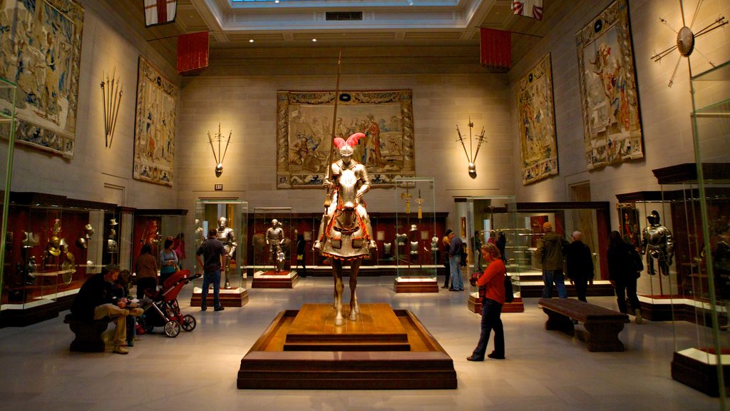 Cleveland Museum of Art mostrando arte y vistas interiores