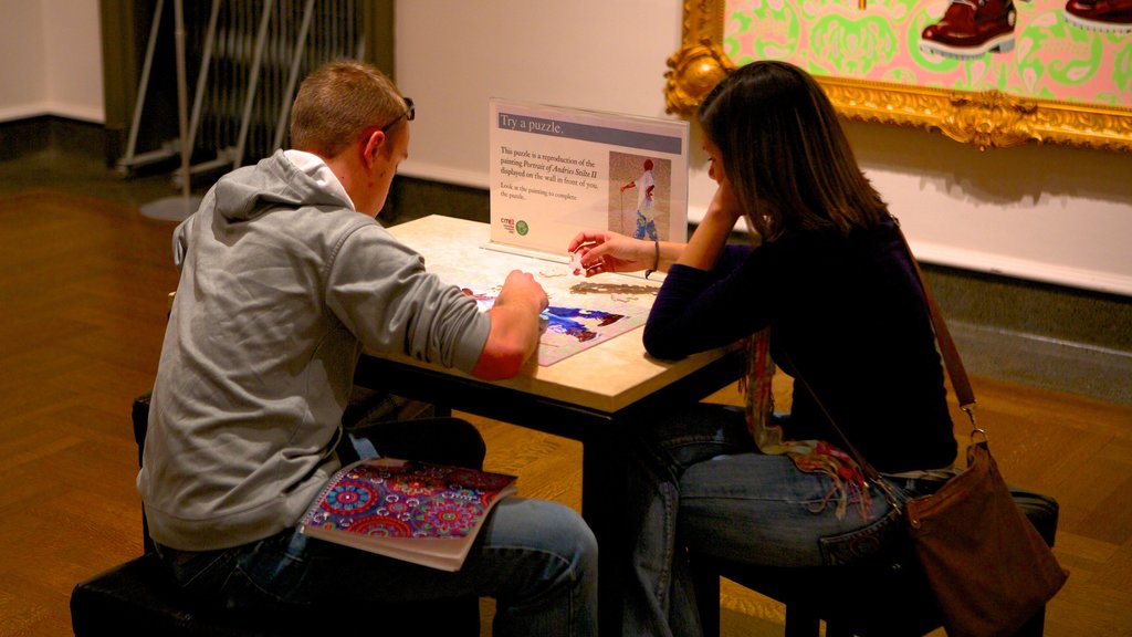 Columbus Museum of Art featuring interior views as well as a couple