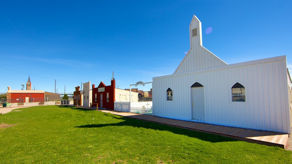 Cheyenne showing a cemetery