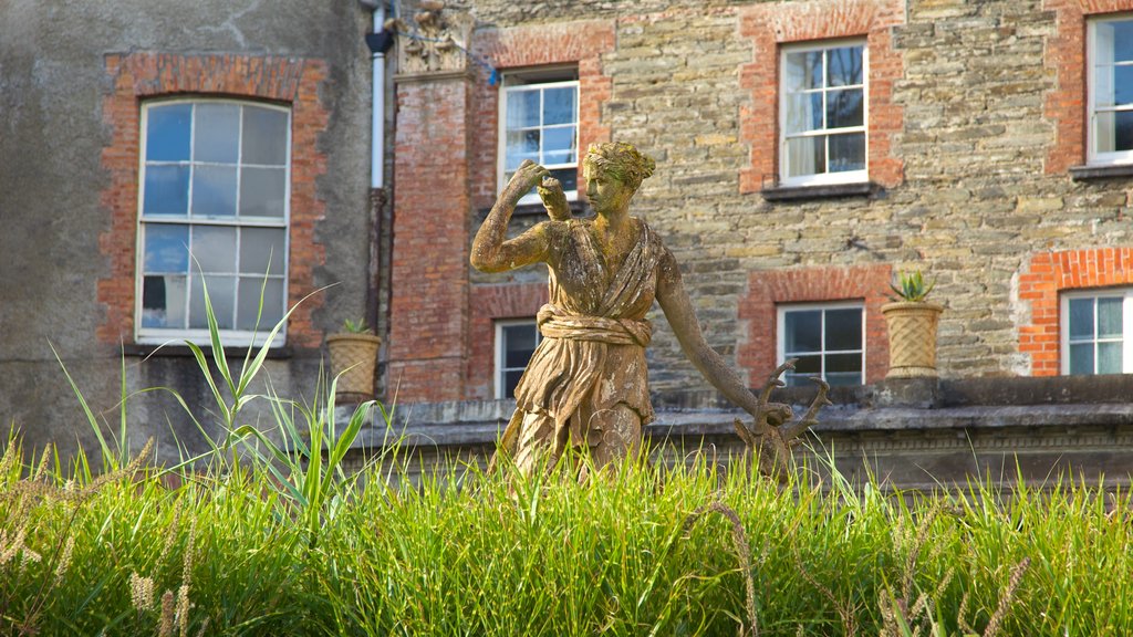 Bantry House featuring a statue or sculpture and château or palace