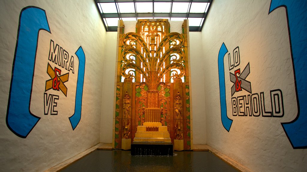 The Wolfsonian Museum showing signage and interior views