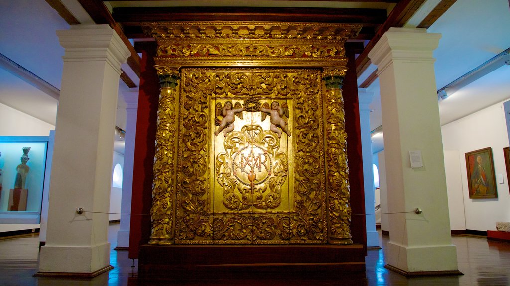 National Museum of Columbia showing interior views and art