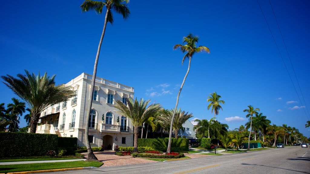 5th Avenue Shopping District showing a house and street scenes