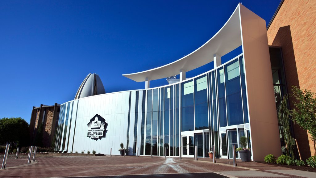 Pro Football Hall of Fame showing modern architecture