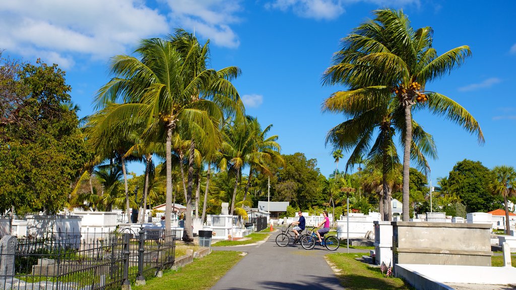 Key West Cemetery featuring a memorial, a cemetery and cycling