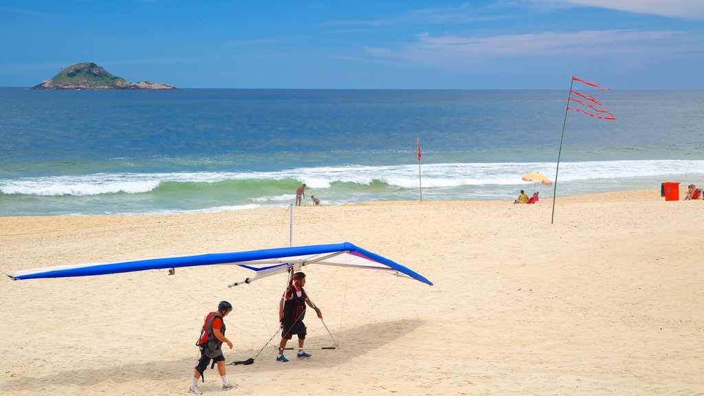 Sao Conrado Beach which includes a beach, landscape views and tropical scenes