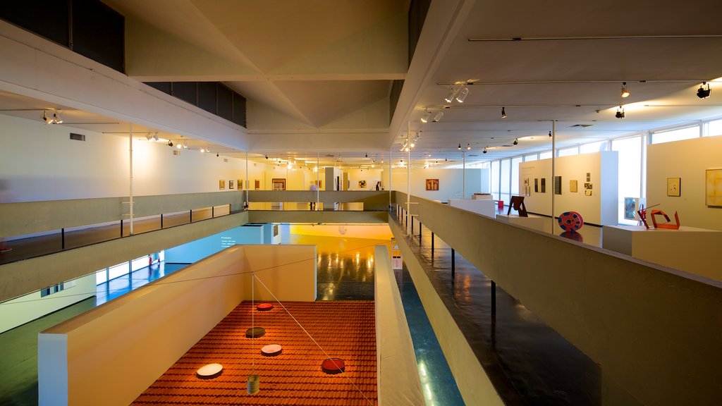 Museum of Modern Art featuring art and interior views