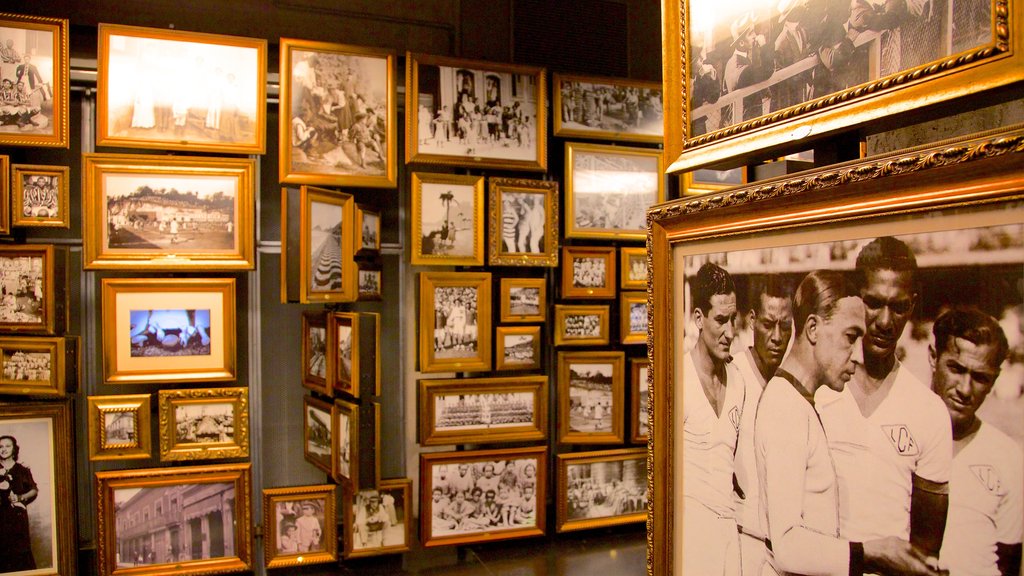 Museu do Futebol caracterizando vistas internas