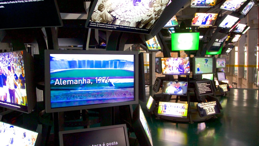 Football Museum showing interior views