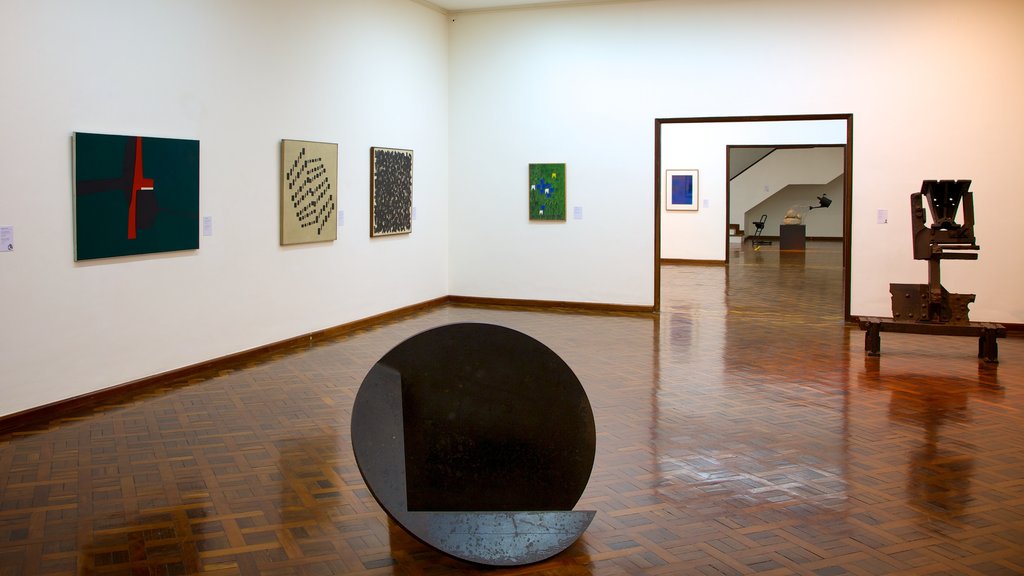 National Fine Arts Museum showing interior views and art