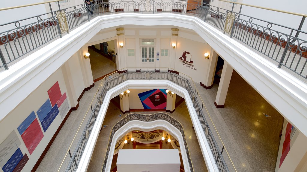 Bank of Brazil Cultural Center showing interior views