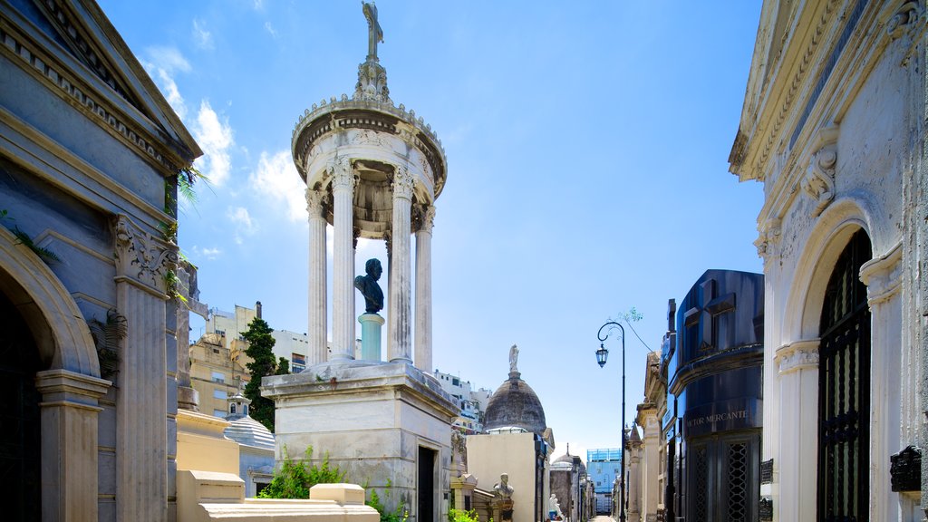 Cementerio de Recoleta ofreciendo un cementerio