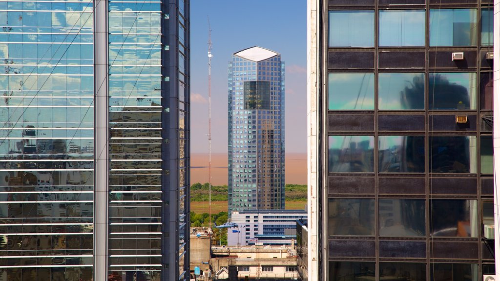 Argentina caracterizando um arranha-céu, arquitetura moderna e uma cidade