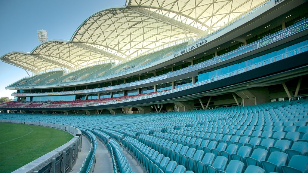 Adelaide Oval mostrando arquitectura moderna