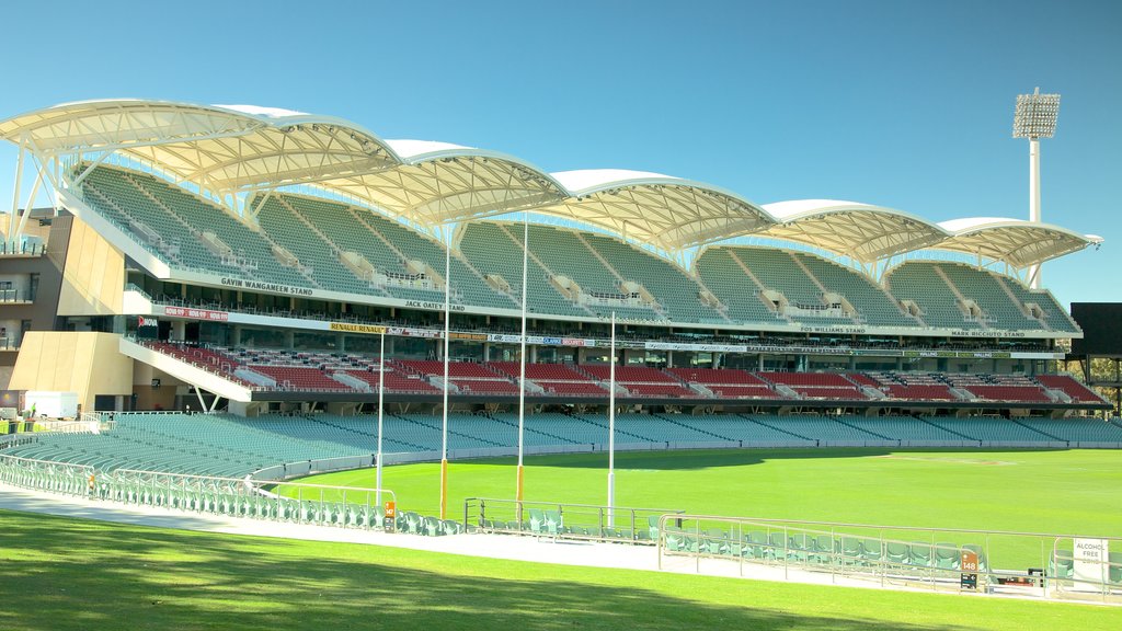 Adelaide Oval which includes modern architecture