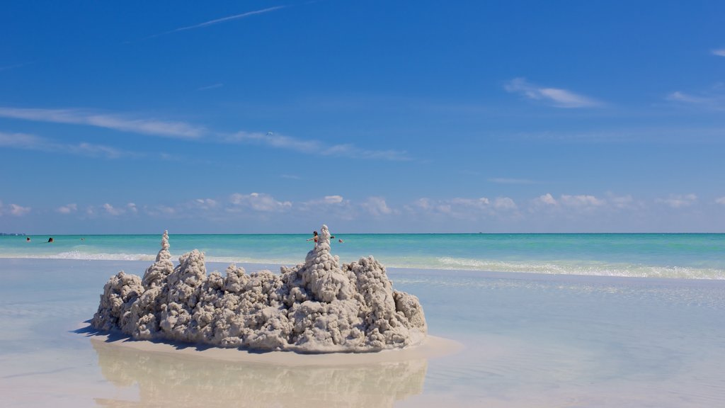 Siesta Key Public Beach showing a sandy beach