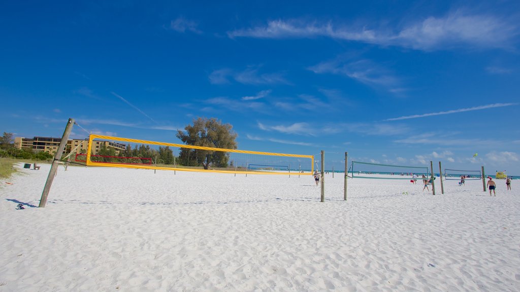 Siesta Key Public Beach showing a sandy beach