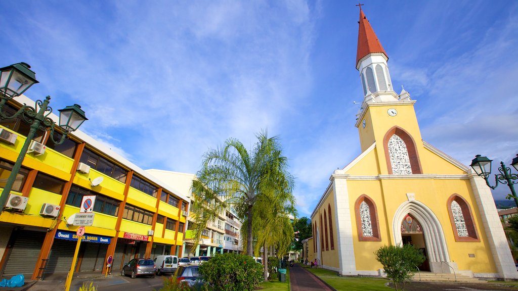 Cathedrale de L\'lmmaculee Conception featuring a church or cathedral and religious elements