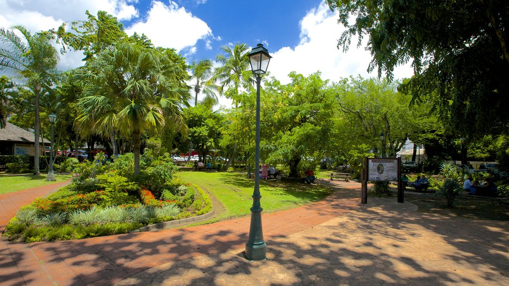 Parc Bougainville caracterizando um jardim