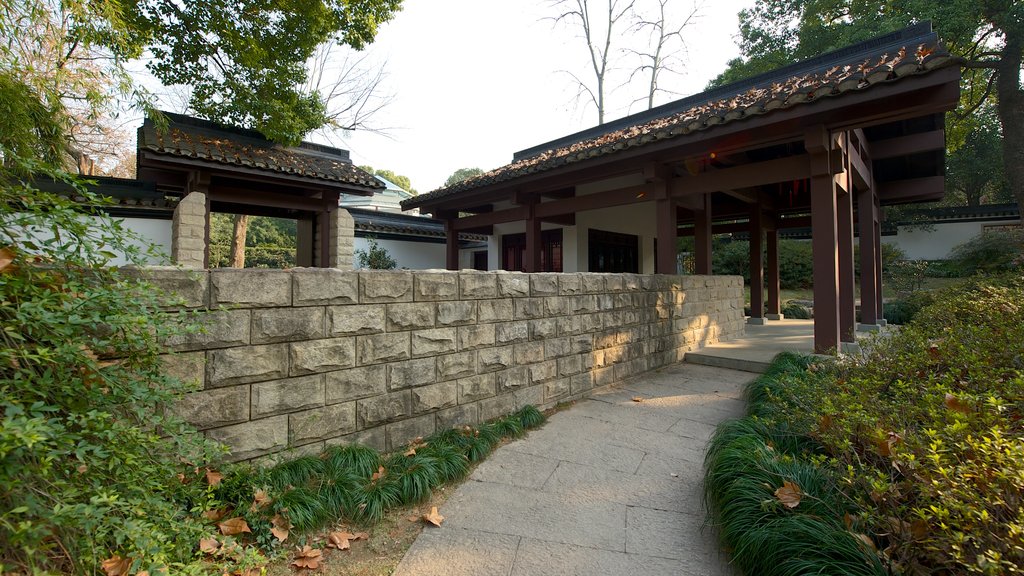 Jardim Botânico de Hangzhou caracterizando um jardim