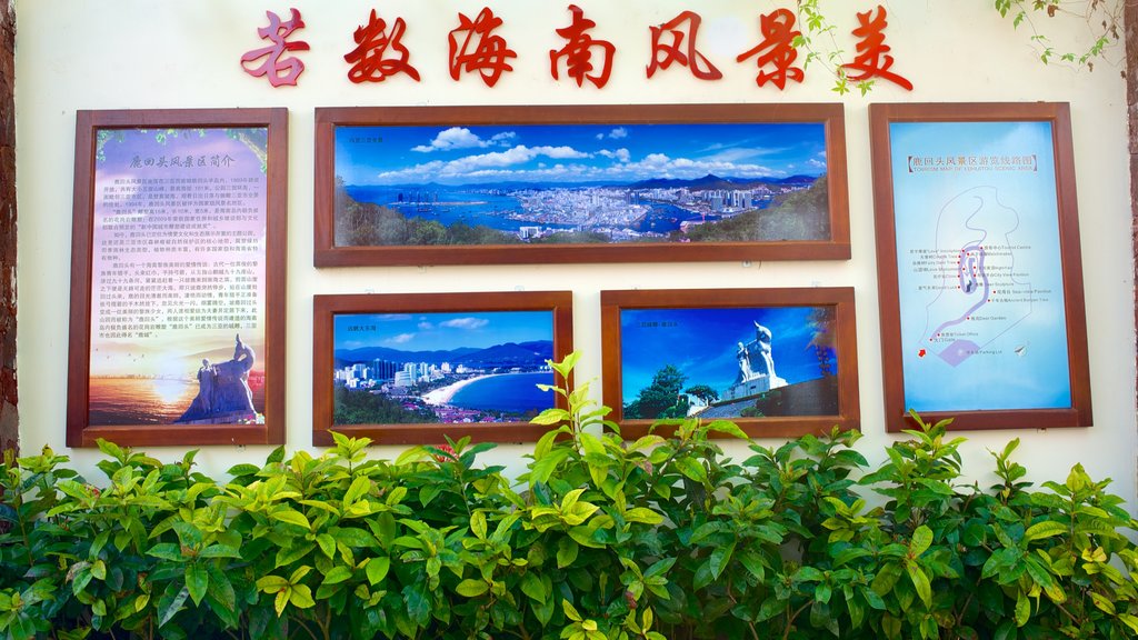 Luhuitou Park showing signage