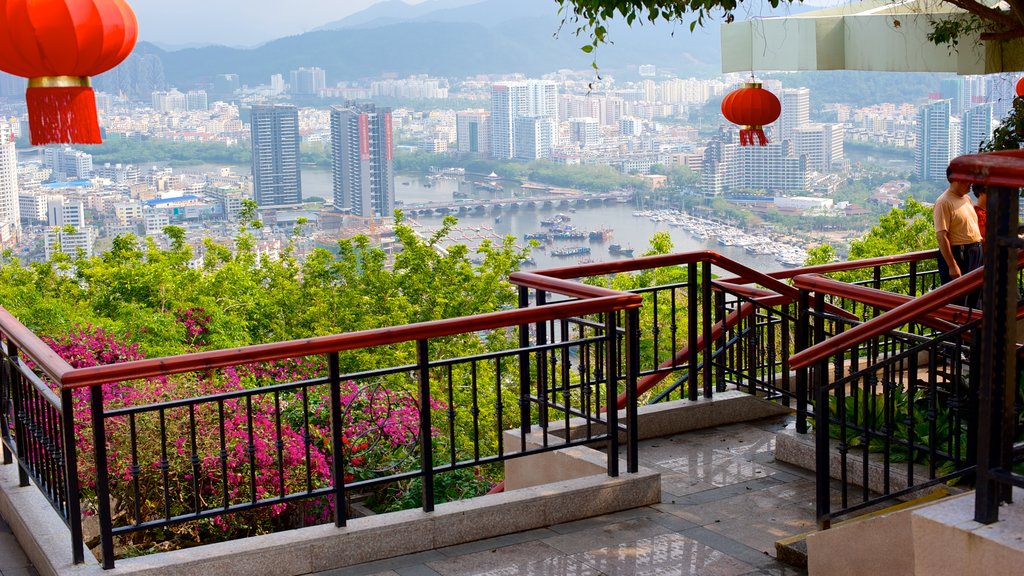 Luhuitou Park showing a park and a city