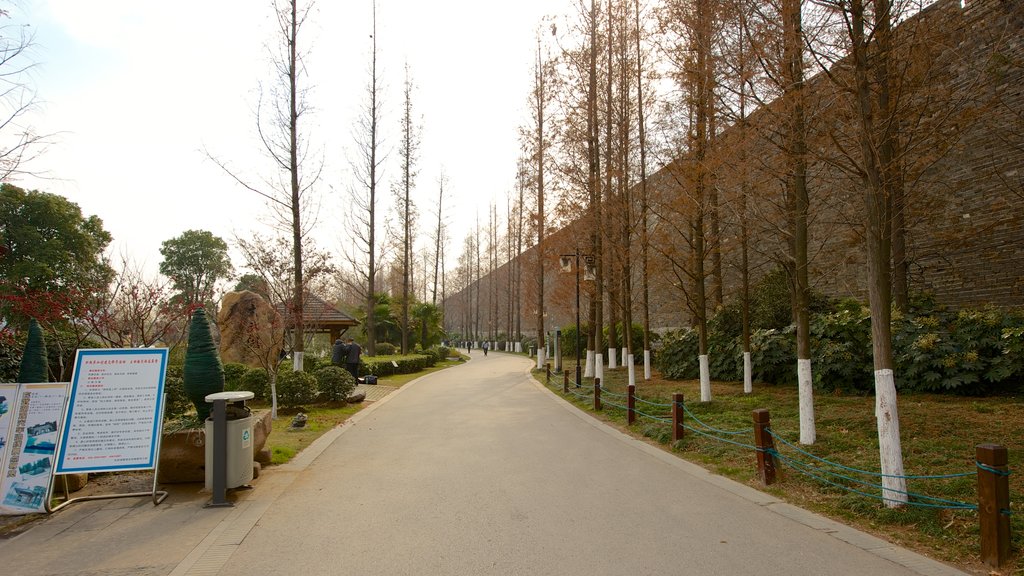 Xuan Wu Lake Park which includes a park