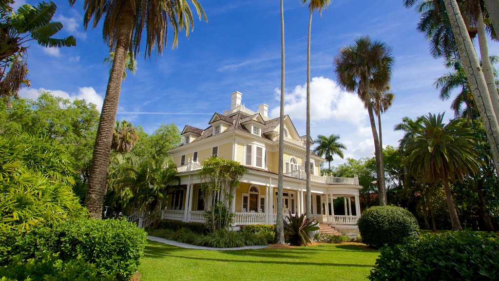 Burroughs Home featuring a house and a garden