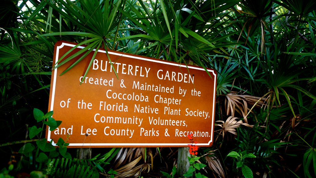 Manatee Park which includes signage