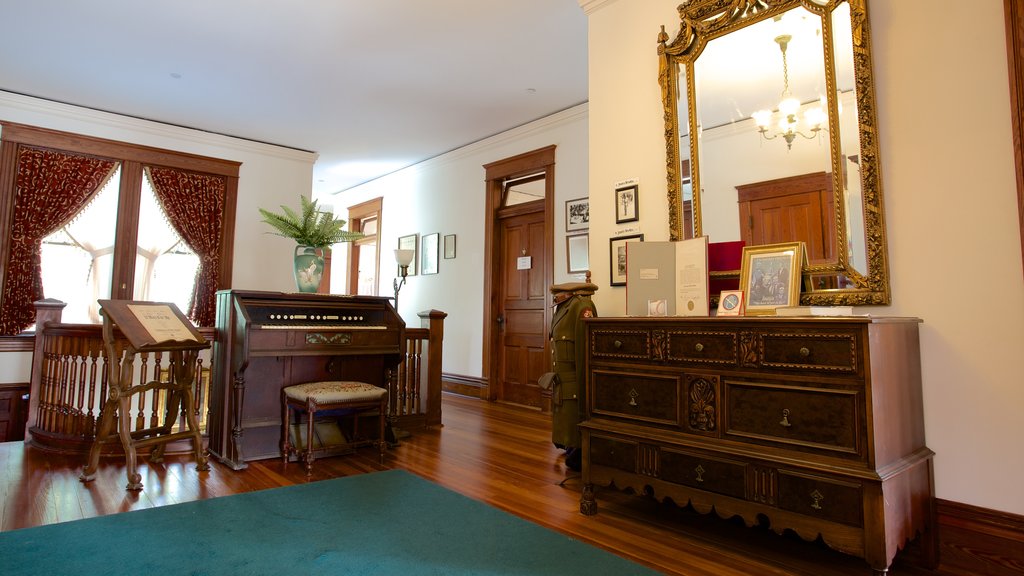 Burroughs Home showing a house, heritage architecture and interior views