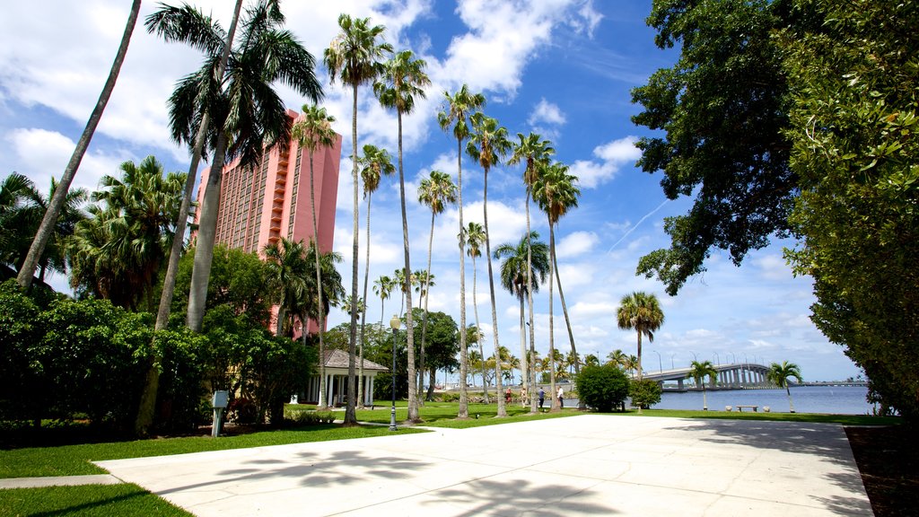 Burroughs Home montrant paysages tropicaux et un parc