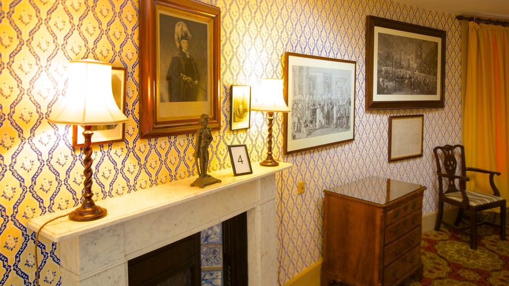 Walmer Castle and Gardens showing interior views and a castle