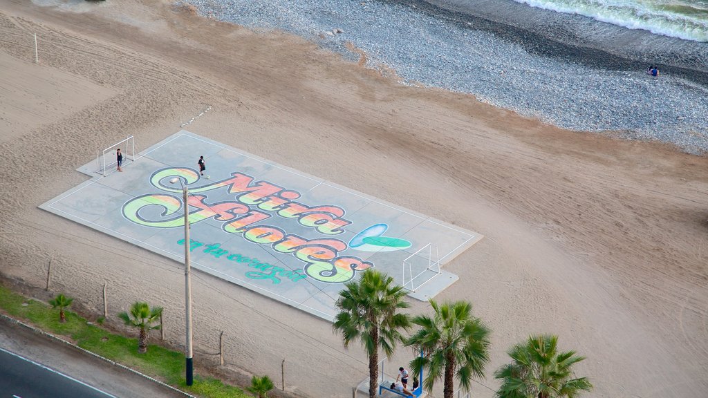 Lima featuring tropical scenes and general coastal views