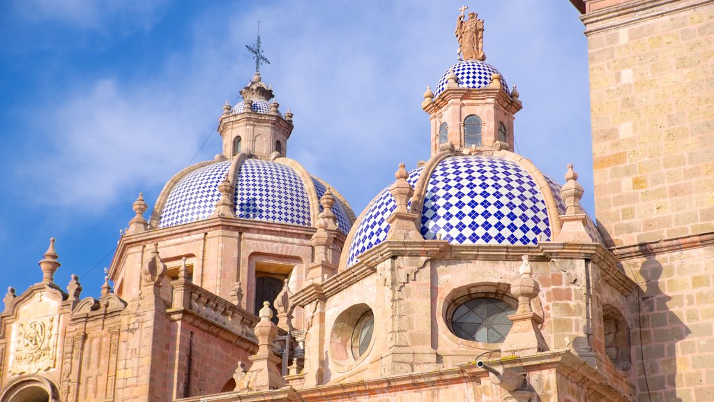 Morelia Cathedral featuring heritage architecture and a church or cathedral