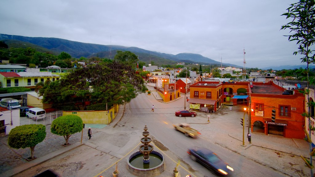 Jalpan de Serra montrant petite ville ou village et scènes de rue