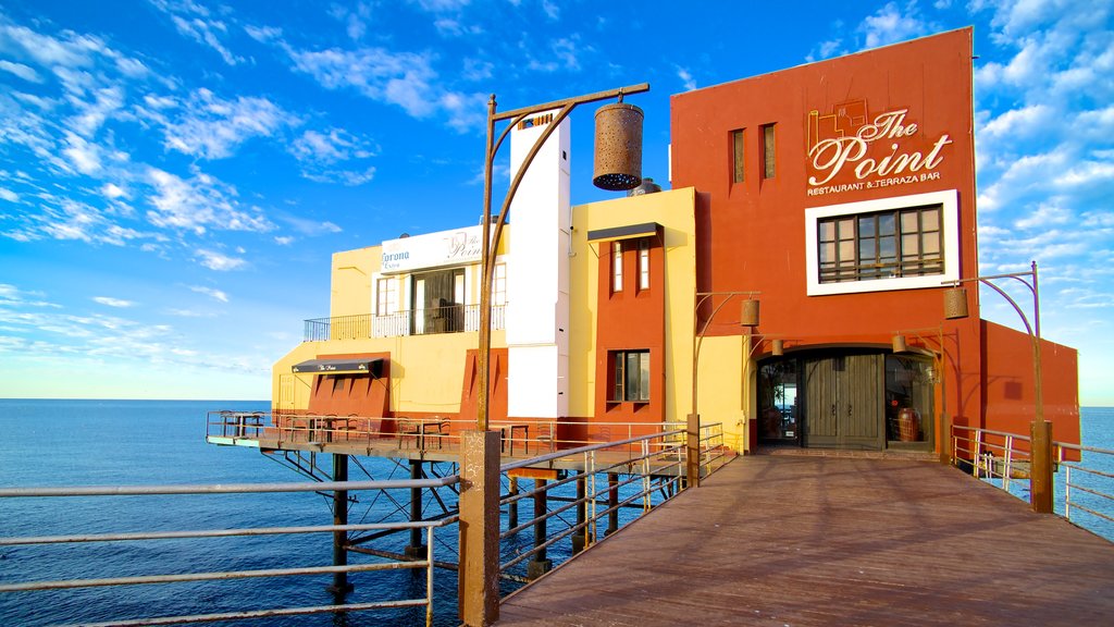 Puerto Penasco which includes street scenes and general coastal views