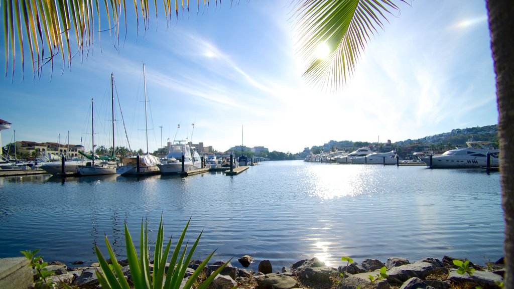 Marina Ixtapa mettant en vedette baie ou port